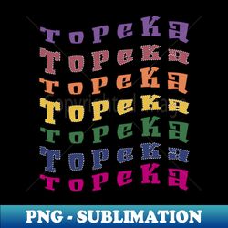 LGBTQ PRIDE USA TOPEKA - Decorative Sublimation PNG File - Boost Your Success with this Inspirational PNG Download