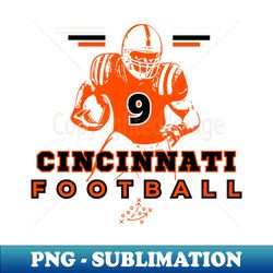 Cincinnati Football Vintage Style - Trendy Sublimation Digital Download - Bold & Eye-catching