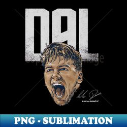 Luka Doncic Dallas Portrait City Abbreviation - Artistic Sublimation Digital File - Add a Festive Touch to Every Day
