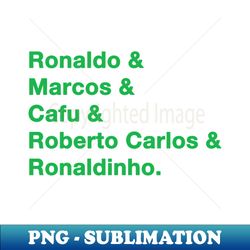 2002 Brazil World Cup Green - PNG Transparent Sublimation Design - Vibrant and Eye-Catching Typography
