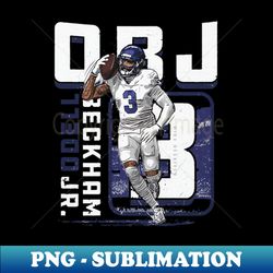 Odell Beckham Jr Los Angeles R - Instant PNG Sublimation Download - Create with Confidence