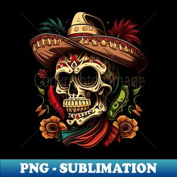 skull with hat - high-resolution png sublimation file - perfect for sublimation art