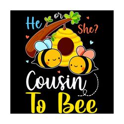 He Or She Cousin To Bee Svg, Trending Svg, He Or She Svg, Cousin Svg, Bee Svg, Funny Bee Svg, Animal Svg, Gender Reveal