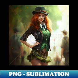 Lady Leprechaun v01 - Professional Sublimation Digital Download - Unleash Your Inner Rebellion