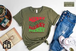 Merry Merry Merry Christmas Shirt, Merry Christmas Shirts, Gift For Christmas, Merry Christmas, Holiday Gift, Christmas