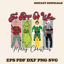 The Boys Of Winter Merry Christmas SVG Digital Cricut File
