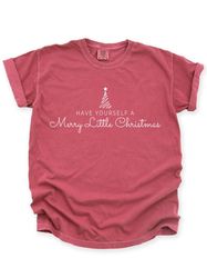 Merry Christmas Shirt, Womens Christmas Shirt, Merry and Bright Christmas Shirt, Minimal Christmas Shirt, Xmas Tee, Fami