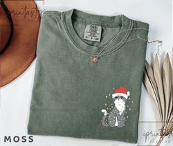 Christmas Cat T-Shirt, Cute Christmas cat t-shirt, Christmas gift for cat lovers, Holiday, Christmas cat owner shirt, ip