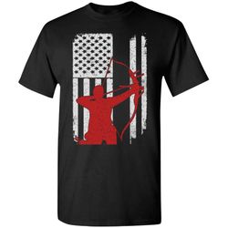 Archery Bow Hunting &8211 America USA Flag T-Shirt