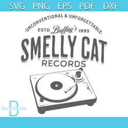 Vintage Smelly Cat Friends Estd 1995 SVG For Cricut Files