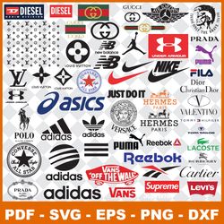 Diesel Svg,Gucci Svg,Jordan Svg,Puma Svg,Lv Svg,Adidas Svg,Dior Svg,Pattern Lv Svg, Logo Fashion Svg 32