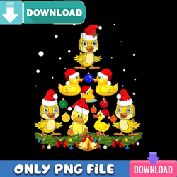 Duck Christmas Tree PNG Best Files Design Download