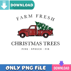 Farm Fresh Christmas Trees PNG Best Files Design Download