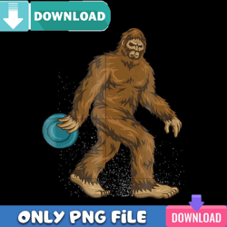 Bigfoot Disc Golf PNG Best Files Sublimation Design Download