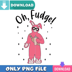 Oh Fudge PNG Perfect Sublimation Design Download