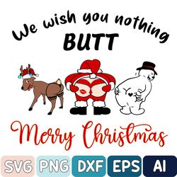 We Wish You Nothing But Merry Christmas Svg Funny Xmas Svg, Christmas Toilet Paper Svg, Toilet Paper Svg, Svg Design