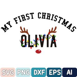 My First Christmas SVG, Christmas svg, Christmas Custom Svg, Baby Christmas Shirt svg, Christmas Shirt, First Christmas