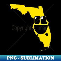 Florida States of Happynes- Florida Smiling Face - Exclusive Sublimation Digital File - Perfect for Creative Projects