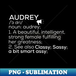 Audrey Name Audrey Definition Audrey Female Name Audrey Meaning - Instant Sublimation Digital Download - Perfect for Creative Projects