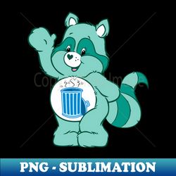 Trash Panda that cares - PNG Transparent Digital Download File for Sublimation - Enhance Your Apparel with Stunning Detail