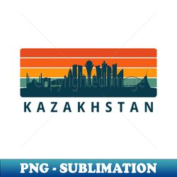 retro kazakhstan - Sublimation-Ready PNG File - Perfect for Sublimation Mastery