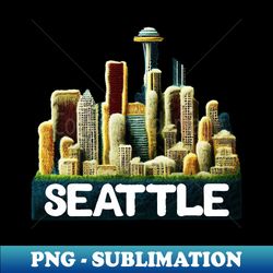 Seattle Washington - Signature Sublimation PNG File - Defying the Norms