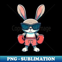 bunny boxing - high-quality png sublimation download - unleash your creativity