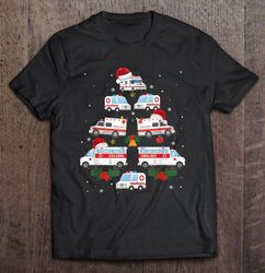 Ambulance Christmas Tree Shirt
