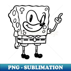 Sonic The  Spongehog - Premium PNG Sublimation File - Vibrant and Eye-Catching Typography