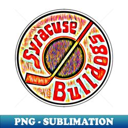Syracuse Bulldogs Hockey - PNG Transparent Digital Download File for Sublimation - Fashionable and Fearless
