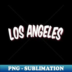 Los Angeles California - Retro PNG Sublimation Digital Download - Perfect for Creative Projects