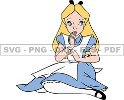 Alice in Wonderland Svg, Alice Svg, Cartoon Customs SVG, EPS, PNG, DXF 63