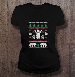 Bear hug festive christmas sweater Gift TShirt