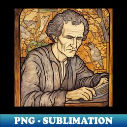 Jean-Jacques Rousseau - Elegant Sublimation PNG Download - Create with Confidence