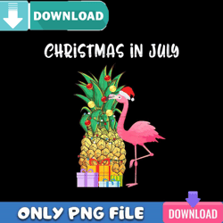 Christmas Flamingo And Pineapple Png Best Files Design