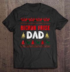 Bichon Frise Dad Christmas Sweater TShirt Gift