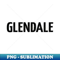 Glendale - Elegant Sublimation PNG Download - Vibrant and Eye-Catching Typography