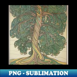 Fir tree drawing - Unique Sublimation PNG Download - Create with Confidence