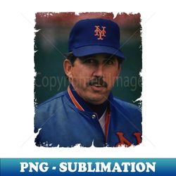 Davey Johnson Legend in New York Mets - Exclusive PNG Sublimation Download - Unlock Vibrant Sublimation Designs