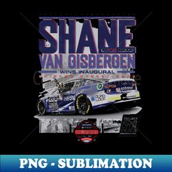 Shane van Gisbergen Grant Park 220 Race Winner - Retro PNG Sublimation Digital Download - Capture Imagination with Every Detail