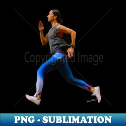 Night Runner in the City - PNG Transparent Digital Download File for Sublimation - Perfect for Creative Projects
