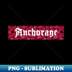 Anchorage Flower - PNG Transparent Sublimation Design - Unleash Your Creativity