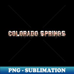 Colorado Springs Snow - Premium PNG Sublimation File - Spice Up Your Sublimation Projects