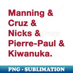2011 Giants Greats Red - Creative Sublimation PNG Download - Perfect for Personalization