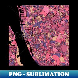 Liverpool Map Pattern in Purple  Pink - Artistic Sublimation Digital File - Perfect for Sublimation Art