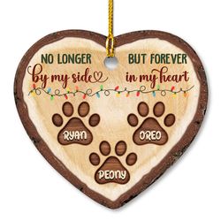 Forever In My Heart Memorial Dog Custom Photo Personalized Ornament