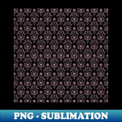 Haunted Mansion Wallpaper Black and Gold - Premium PNG Sublimation File - Perfect for Creative Projects