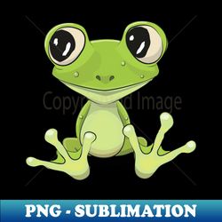 Frog Cute Kawaii Cartoon - Premium Sublimation Digital Download - Enhance Your Apparel with Stunning Detail