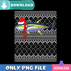 Fish Santa Hat Yellowfin Tuna Png Best Files Design Download