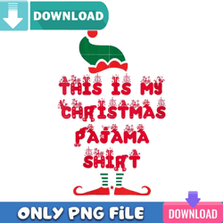 My Christmas Pajama Shirt New Png Best Files Design